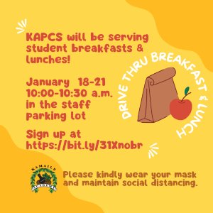 Drive Thru Breakfast/Lunch Sign-Ups